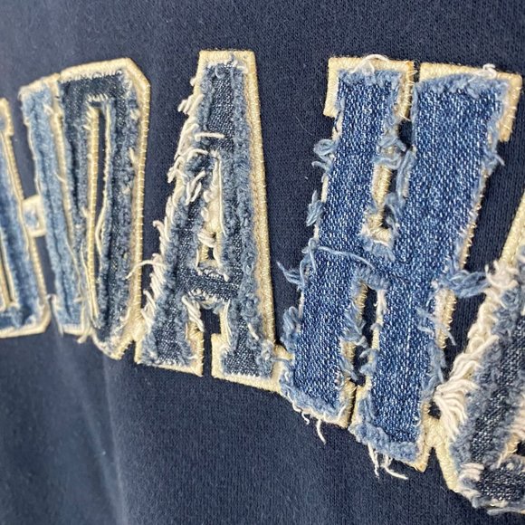 JanSport BYU-Idaho University Hoodie Women's Medium Blue Long Sleeve Sweatshirt - Picture 11 of 15